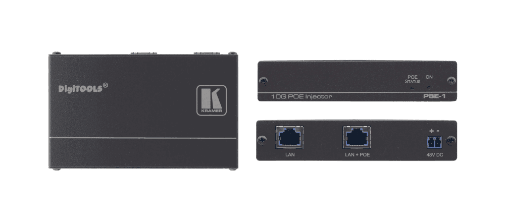 Kramer PSE-1 Single 10G HDBaseT & Ethernet Power Injector - Creation Networks