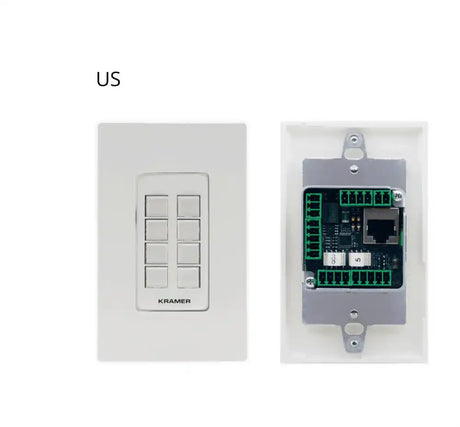 Kramer RC-308 8–button PoE and I/O Control Keypad - Creation Networks