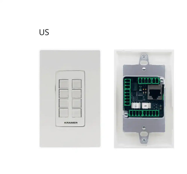 Kramer RC-308 8–button PoE and I/O Control Keypad - Creation Networks