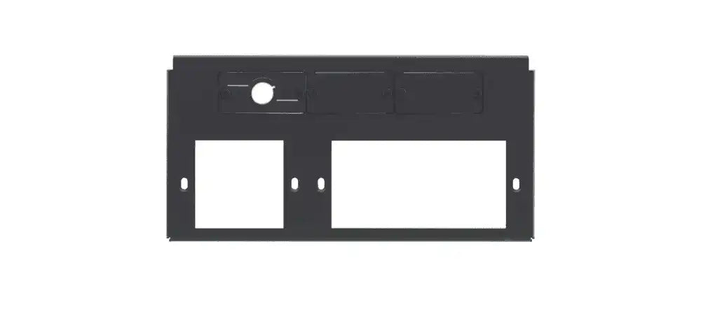 Kramer T10F-33 1 Dual & 1 Single Power Socket Slots, 2 Blank Insert Slots, 1 Cable Pass–Through - Creation Networks