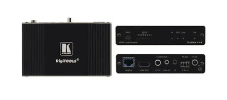 Kramer TP-580RA 4K60 4:2:0 HDMI Receiver with RS–232, IR & Stereo Audio De–embedding over Long–Reach HDBaseT - Creation Networks