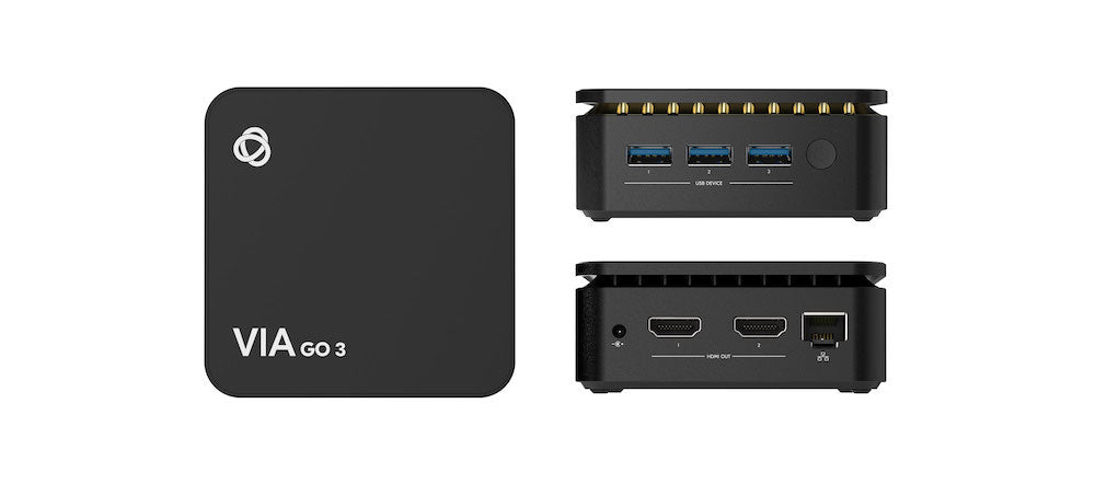 Kramer VIA-GO3 – Compact 4K Wireless Presentation Device Video Conferencing Kramer