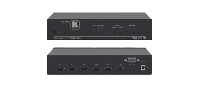 Kramer VM-24HC 2x1:4 Compact HDMI Switchable DA - Creation Networks