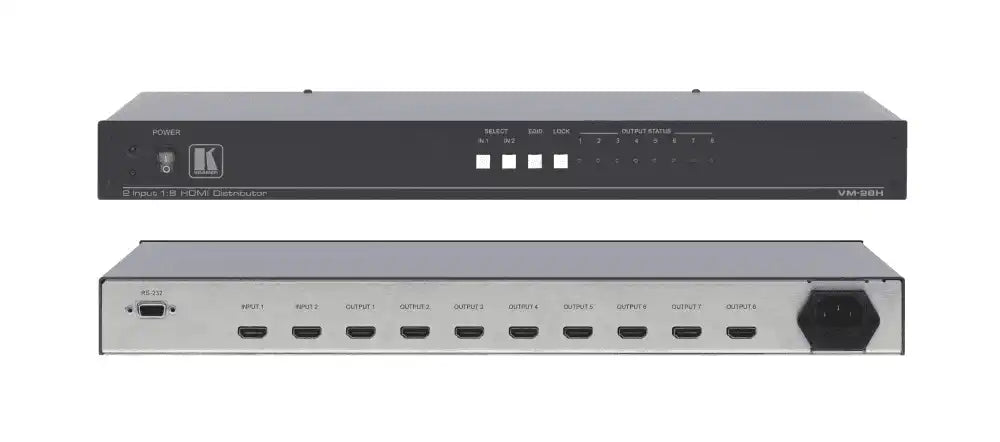 Kramer VM-28H 2x1:8 HDMI Switchable DA - Creation Networks