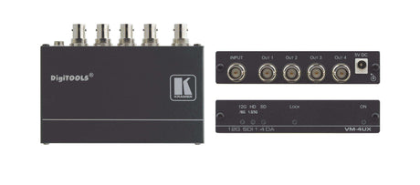 Kramer VM-4UX 1:4 4K 12G SDI Distribution Amplifier - Creation Networks