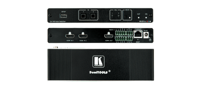 Kramer VS-211X 2x1 4K HDR HDMI Auto Switcher - Creation Networks