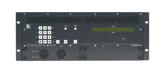 Kramer VS-34FD/STANDALONE 8K–Ready 34–Port Multi–Format Digital Matrix Switcher with Interchangeable I/Os - Creation Networks
