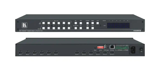Kramer VS-66H2 6x6 4K HDMI2.0 Matrix Switcher - Creation Networks