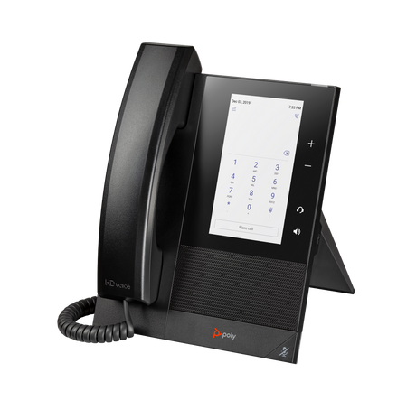 Poly CCX 400 Business Media Phone for Microsoft Teams and PoE-enabled GSA/TAA Poly Voice Poly