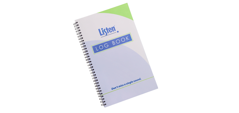 Listen Technologies LA-904 Listen Dispensing Log Book