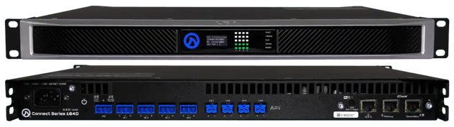 LEA Professional CS164D 4-Channel 160W Dante Power Amp w/DSP, Ethernet, IoT-Enabled - Creation Networks