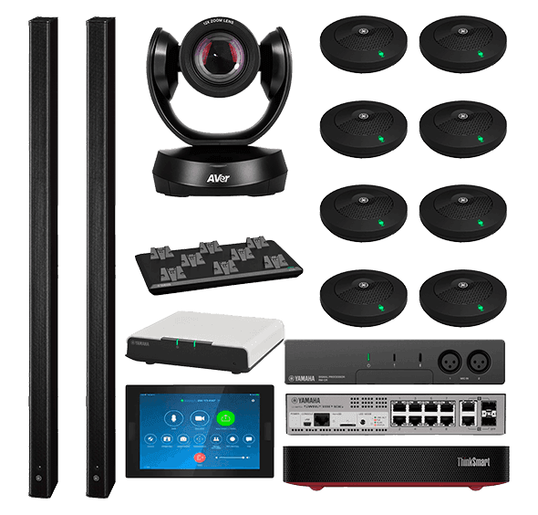 Lenovo AVer Large Room Wireless Tabletop Mic Complete Solution - YALLRGWIRELESSZOOM - Creation Networks