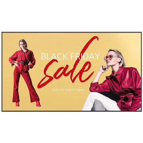 LG 110" 3840 x 2160 UHD LED Backlit LCD Large Format Monitor w/ RS232 (Black) - 110UM5K-B - Creation Networks