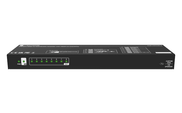 Lightware DA8-HDMI20-C 8-output HDMI 2.0 Distribution Amplifier with EDID Management and HDCP 2.3 Support - 91320012 - Creation Networks