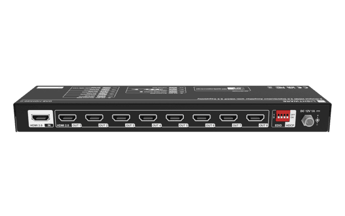 Lightware DA8-HDMI20-C 8-output HDMI 2.0 Distribution Amplifier with EDID Management and HDCP 2.3 Support - 91320012 - Creation Networks