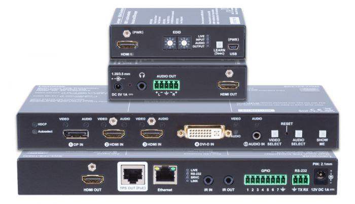 Lightware EDU-P1 Product Bundle: SW4-TPS-TX240-Plus extender and HDMI-4K de-embedder interface - 91540077 - Creation Networks