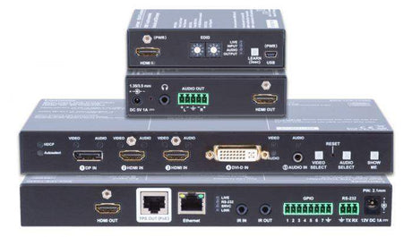 Lightware EDU-P1 Product Bundle: SW4-TPS-TX240-Plus extender and HDMI-4K de-embedder interface - 91540077 - Creation Networks