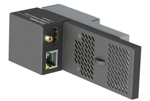 Lightware FP-HDMI-TPS-RX97-GB3 Floorbox (FP) TPS Extender for Single CATx Cable with PoE - 91540031 - Creation Networks
