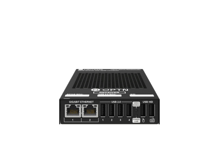 Lightware HDMI-OPTN-RX100AU2K SDVoE-based Point-to-multipoint HDMI 2.0 over Fiber Optical Link Receiver - 91536006 - Creation Networks