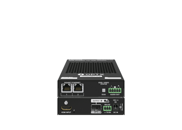Lightware HDMI-OPTX-RX100A SDVoE compatible HDMI 2.0 over fiber optical link transmitter - 91535002 - Creation Networks