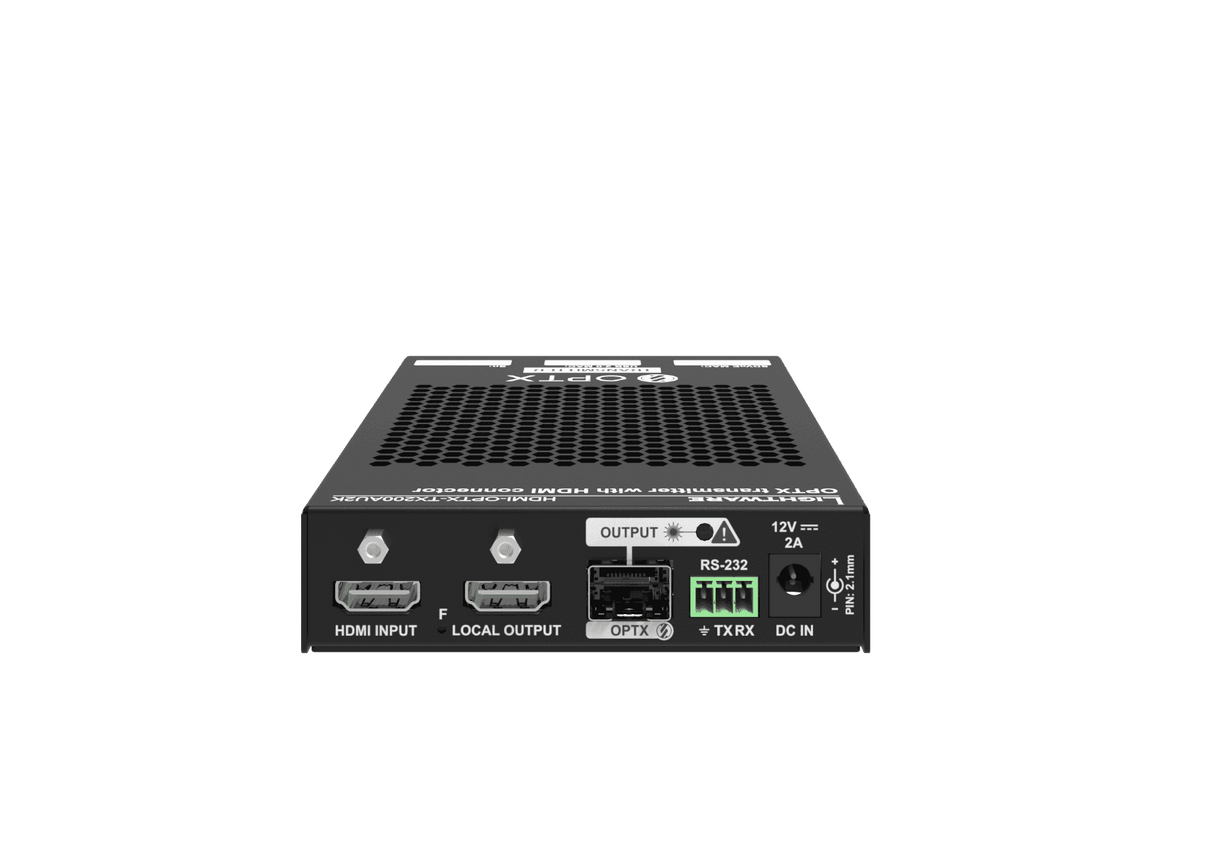 Lightware HDMI-OPTX-TX200AU2K SDVoE compatible HDMI 2.0 over fiber optical link transmitter - 91535003 - Creation Networks