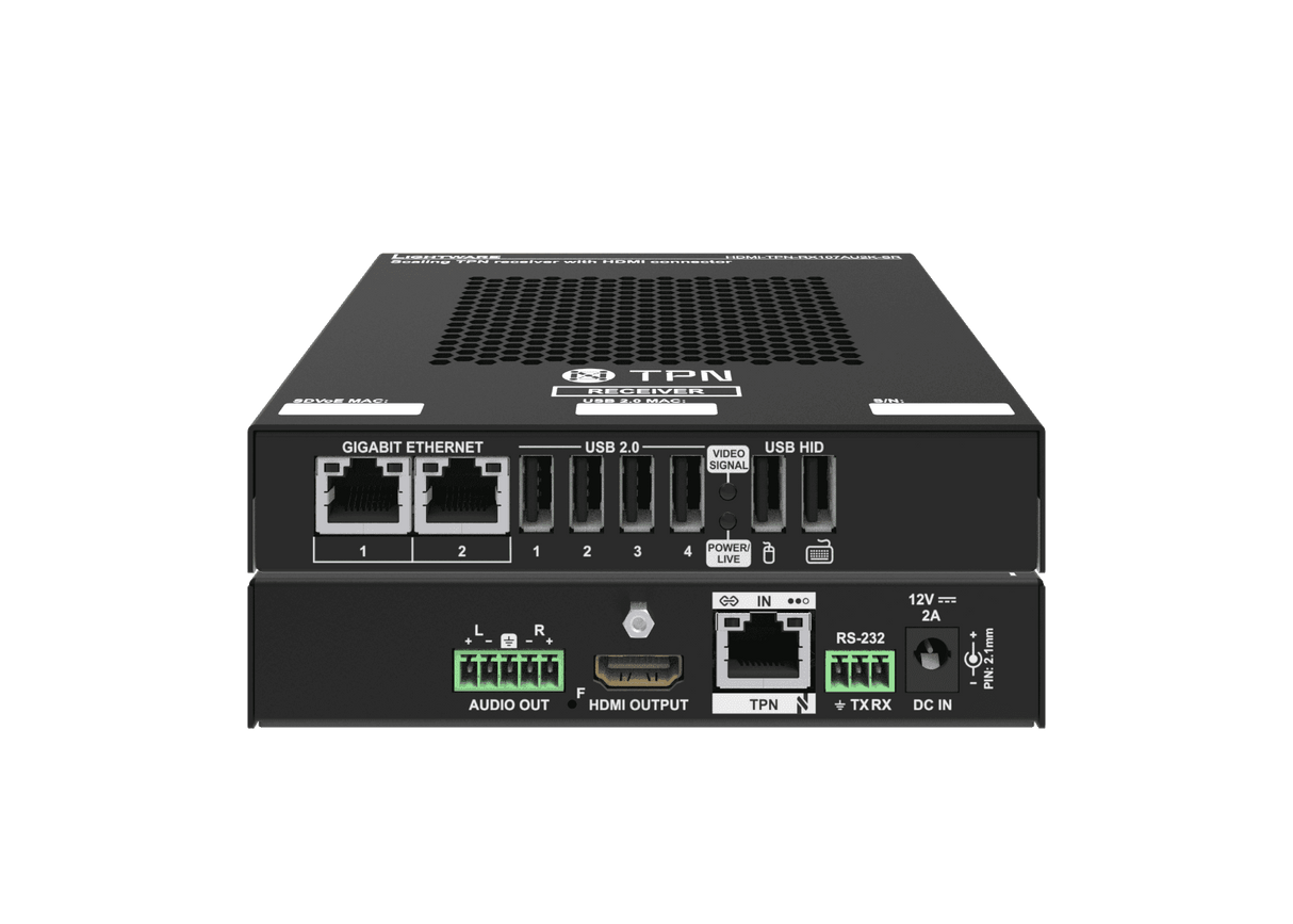 Lightware HDMI-TPN-RX107AU2K SDVoE compatible HDMI 2.0 scaling receiver - 91710002 - Creation Networks