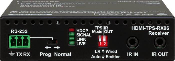 Lightware HDMI-TPS-RX96 TPS extender for single CATx cable - 91540066 - Creation Networks