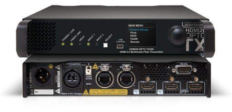 Lightware HDMI20-OPTC-TX220-PCN HDMI 2.0 Full 4K Fiber Optical Extender with Gigabit Ethernet - 91550003 - Creation Networks