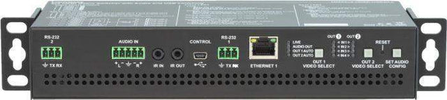 Lightware MMX4x2-HDMI-USB20-L 4x2 Matrix Switcher for HDMI video and USB 2.0 peripherals - 91310076 - Creation Networks