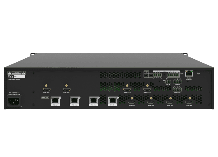 Lightware MMX8x4-HT400MC HDMI and TPS Matrix Switcher with Special Audio Inputs - 91310041 - Creation Networks