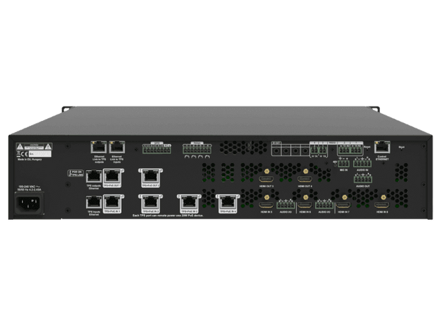 Lightware MMX8x4-HT420M HDMI and TPS Matrix Switcher with Special Audio Inputs and Multiport Control Options - 91310042 - Creation Networks