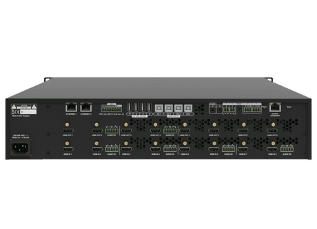 Lightware MMX8x8-HDMI-4K-A-USB20 8x8 Matrix Switcher for HDMI video and USB 2.0 peripherals - 91310075 - Creation Networks
