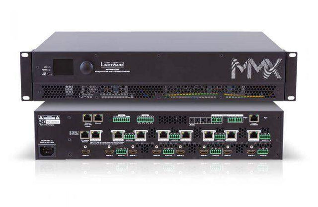 Lightware MMX8x8-HT080 HDMI and TPS Matrix Switcher with Special Audio Inputs and Multiport Control Options - 91310087 - Creation Networks
