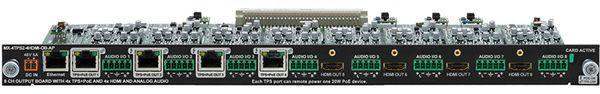 Lightware MX-4TPS2-4HDMI-OB-AP TPS and HDMI Combo Output Board with Analog Audio and PoE - 91130050 - Creation Networks