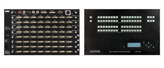 Lightware MX-FR33L 33x33 Crosspoint MX Modular Digital Router Frame - 91110003 - Creation Networks