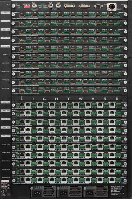 Lightware MX-FR80R 80x80 Crosspoint MX Modular Digital Router Frame - 91110006 - Creation Networks