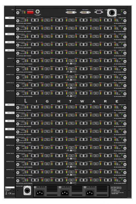 Lightware MX-FR9 9x9 Crosspoint MX Modular Digital Router Frame - 91110001 - Creation Networks