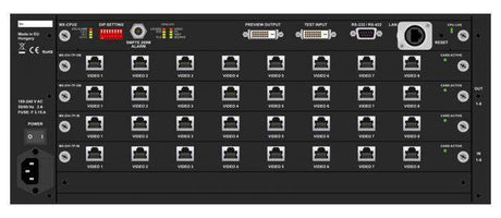 Lightware MX-FR9 9x9 Crosspoint MX Modular Digital Router Frame - 91110001 - Creation Networks