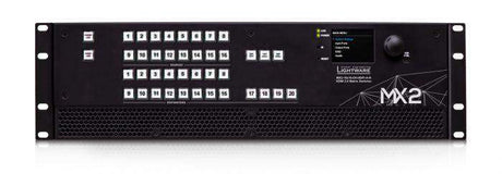 Lightware MX2-16x16-DH-8DPi-A-R Full 4K Matrix Switcher with Mixed DisplayPort and HDMI Input Ports - 91310068 - Creation Networks