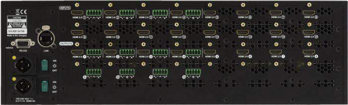 Lightware MX2-16x8-HDMI20-Audio-R HDMI 2.0 standalone matrix switcher - 91310083 - Creation Networks