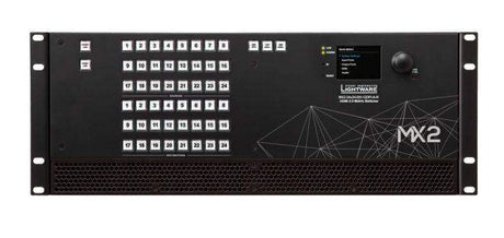Lightware MX2-24x24-DH-12DPi-A-R Full 4K Matrix Switcher with Mixed DisplayPort and HDMI Input Ports - 91310064 - Creation Networks