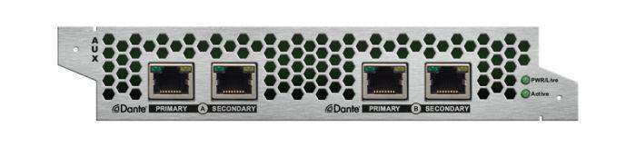 Lightware Interface Inout Plate Lightware MX2M-AUX-DANTE-32CH 2 x 16-channel Dante Input and Output Bo ...