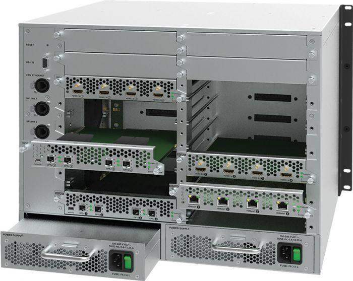 Lightware MX2M-FR24R-RFP Modular 24x24 4K Hybrid Matrix Switcher - 91110026 - Creation Networks