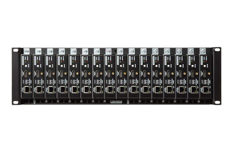 Lightware PRC-16-205 Powered Rackmount Cage for 16 extenders - 91340017 - Creation Networks
