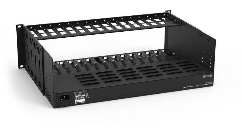 Lightware PRC-16-205 Powered Rackmount Cage for 16 extenders - 91340017 - Creation Networks