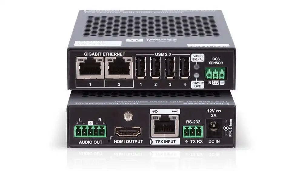 Tpx Powered Rasp Lightware TPX-2x1-TX20-RX107 HDBaseT HDMI TX RX Bundle – Creation Networks