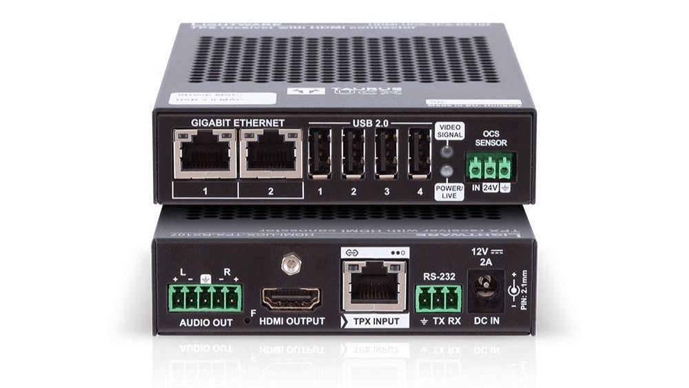 Lightware TPX-2x1-TX20-RX107 Taurus TPX transmitter and receiver bundle - 91350019 - Creation Networks