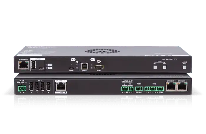 LightWare UCX-2x1-TPN-TX20 USB Type-C and HDMI Transmitter Switcher - 91310102 Video Transmitters LightWare