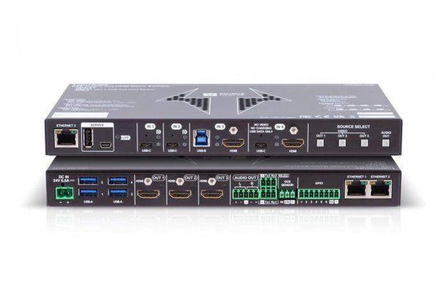 LightWare UCX-4x3-HC40 Universal Switcher with HDMI 2.0 and USB-C connectivity - 91310089 - Creation Networks
