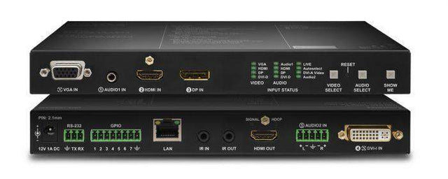 Lightware UMX-HDMI-140-Plus UMX Series Switcher for VGA, DVI-I, HDMI and DisplayPort with Audio embedding - 91560003 - Creation Networks